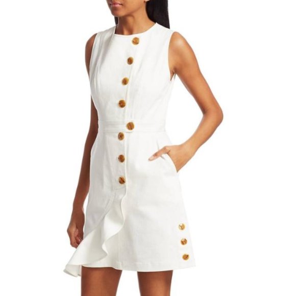 NWT ⭐️ AMUR White dress - Picture 2 of 16